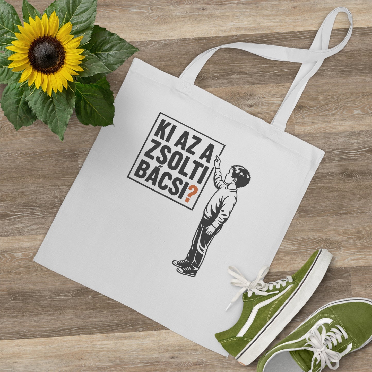 Ki az a Zsolti Bácsi? | Unisex Vászontáska